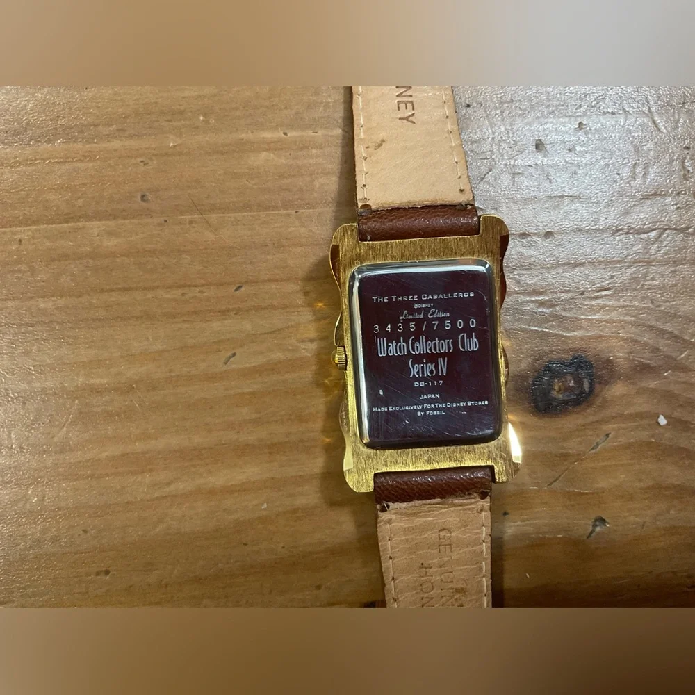 Fossil: Disney: The 3 Caballeros limited edition 3435/7500 vintage wrist watch